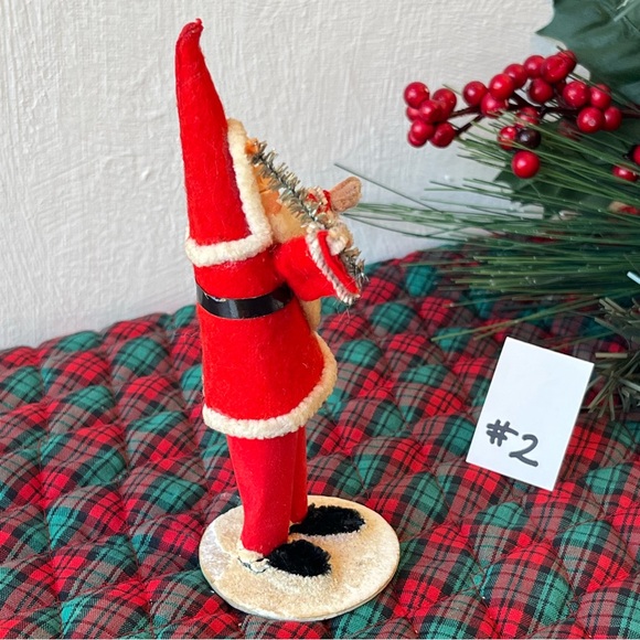 Vintage Japan Belsnickel Santa Claus Figurine- Standing on Base St. Nicholas #2 - Picture 11 of 16
